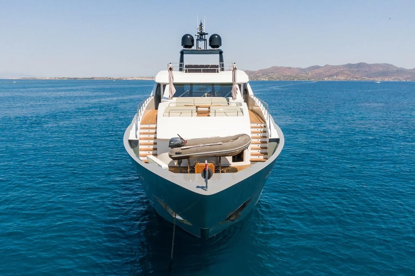 a boat in the water aboard LEONIDAS Yacht for Sale
