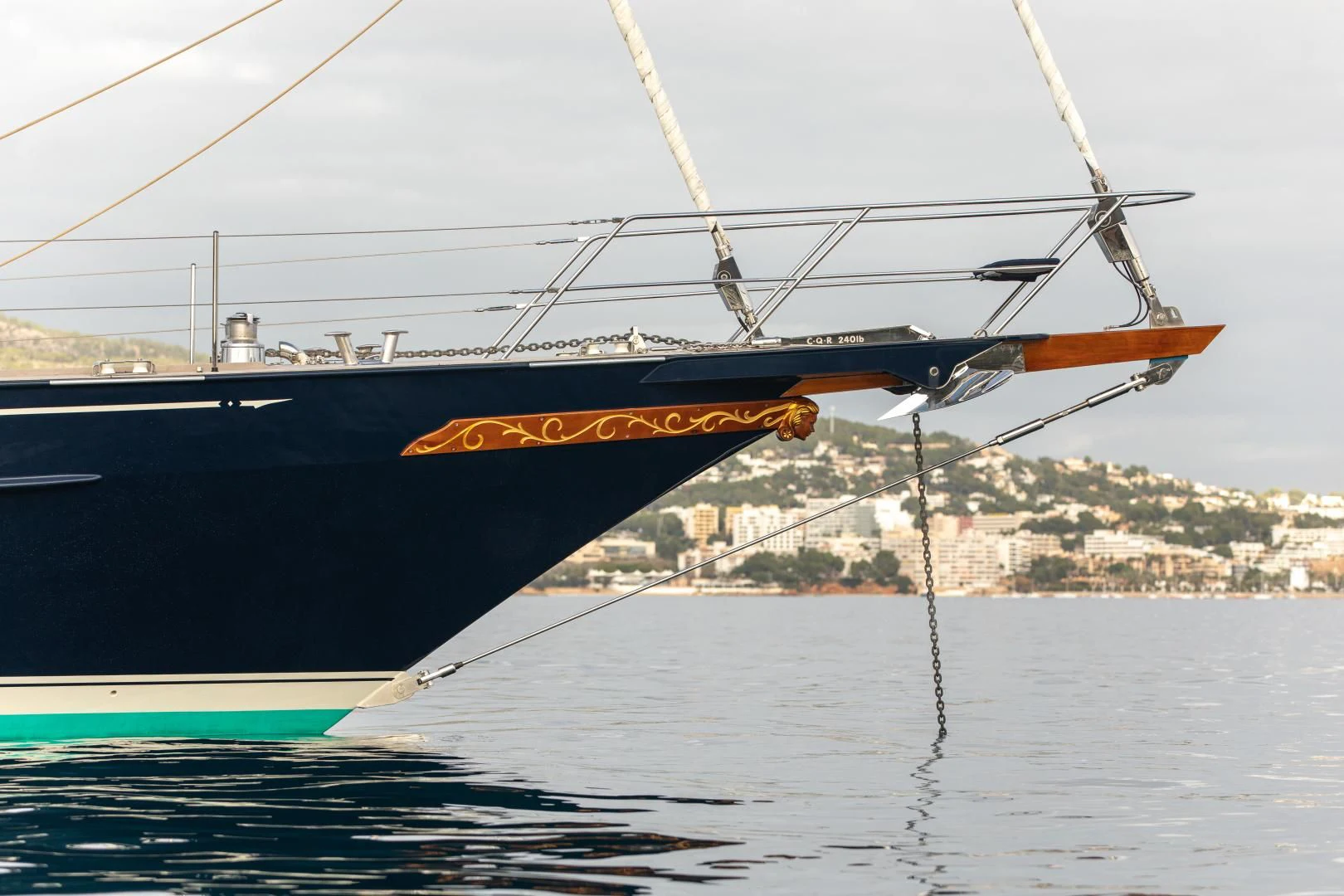 a boat on the water aboard AUDREY II Yacht for Sale