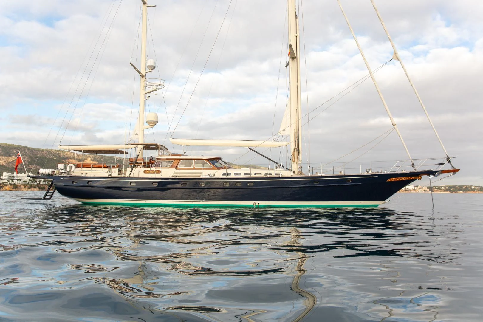 a boat on the water aboard AUDREY II Yacht for Sale