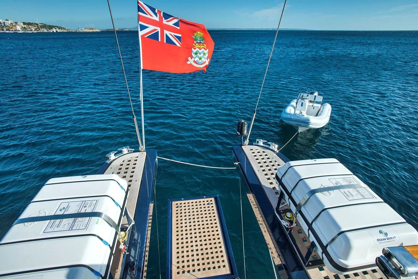 a boat on the water aboard AUDREY II Yacht for Sale