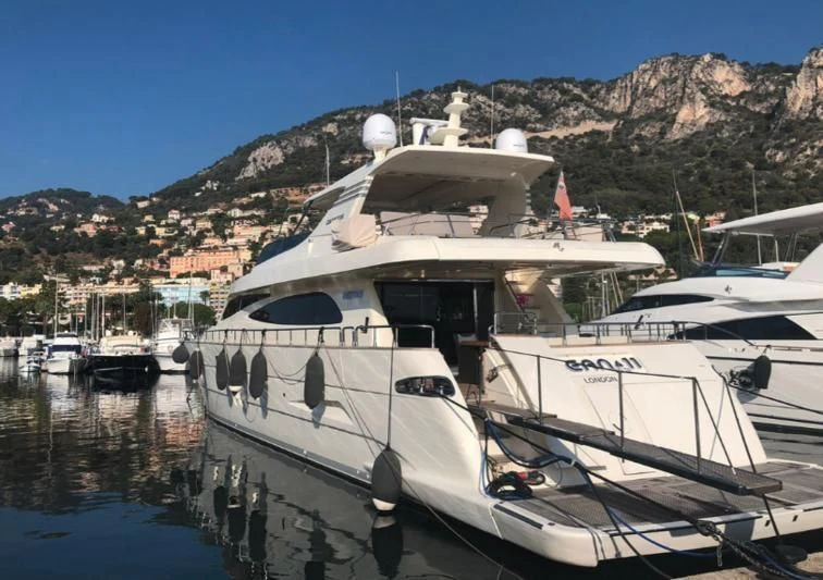 a boat in the water aboard OCEAN DELTA 11 Yacht for Sale