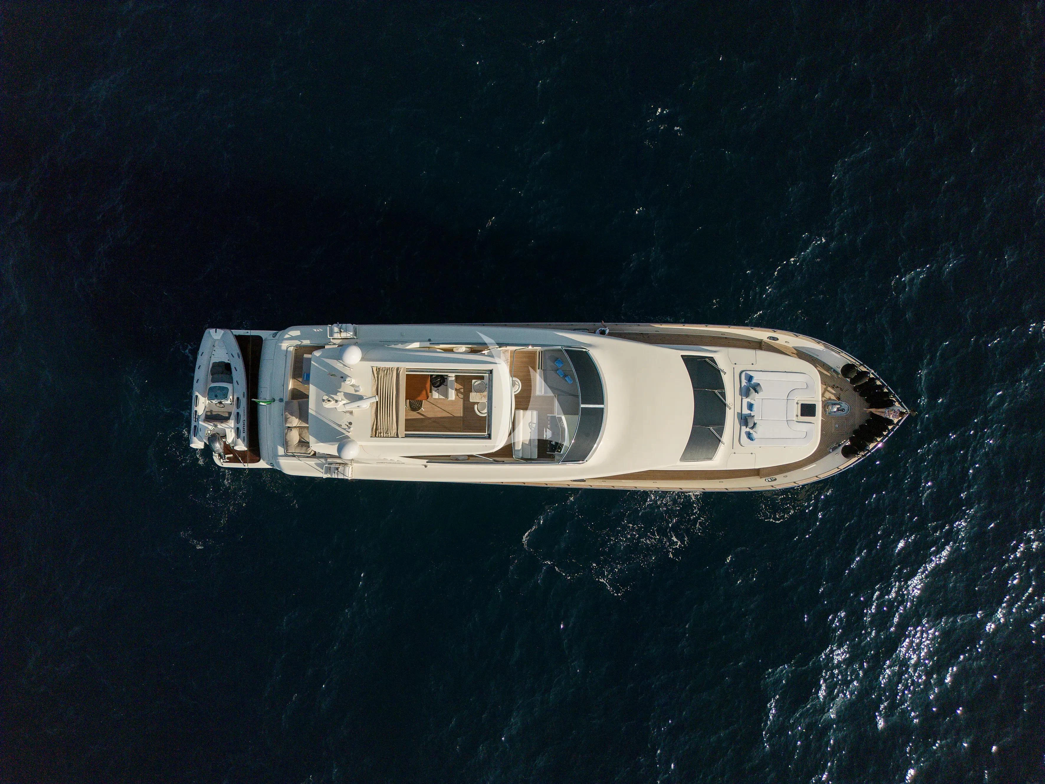 a boat in the water aboard OCEAN DELTA 11 Yacht for Sale
