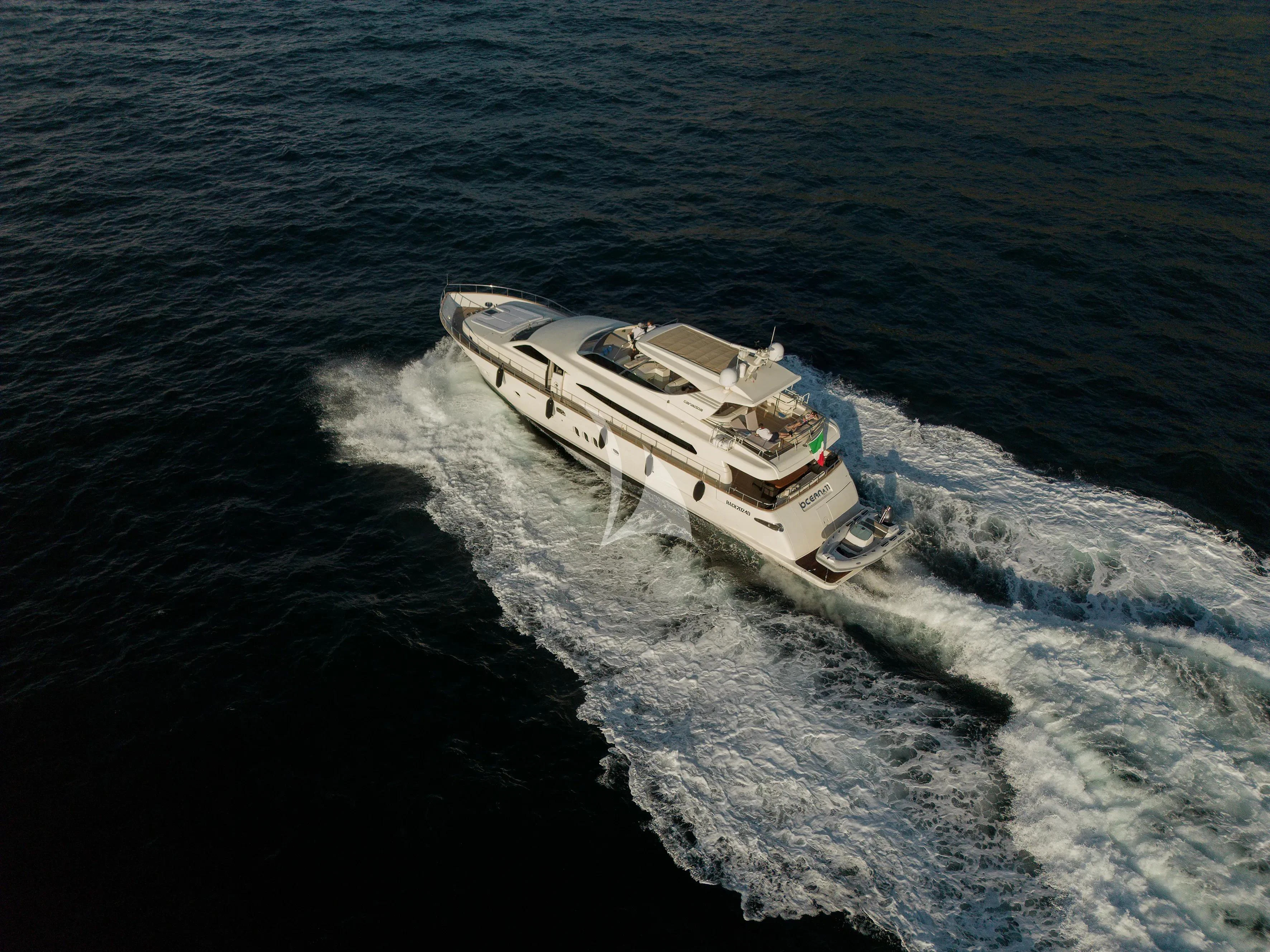 a boat on the water aboard OCEAN DELTA 11 Yacht for Sale