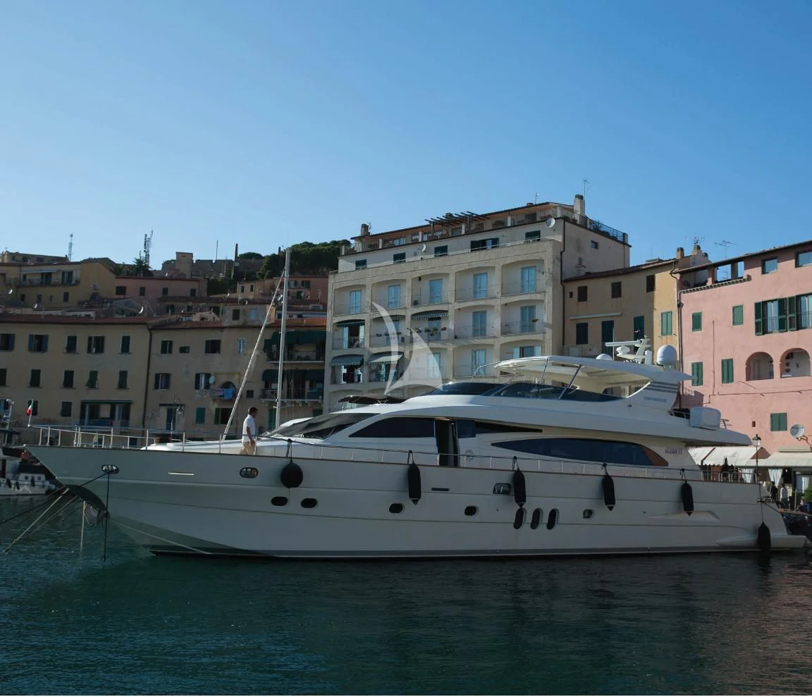 a boat in the water aboard OCEAN DELTA 11 Yacht for Sale