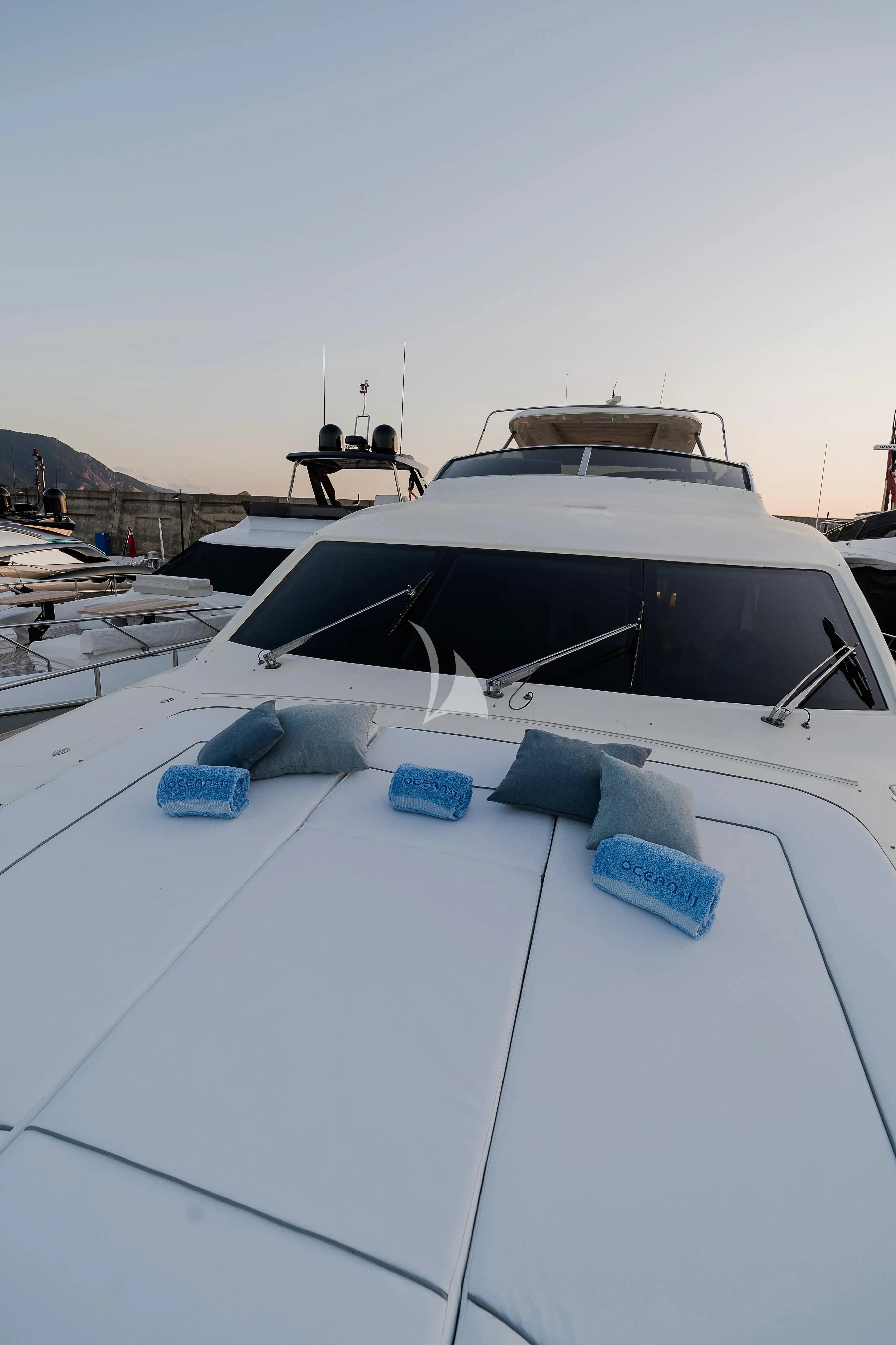 a boat on the water aboard OCEAN DELTA 11 Yacht for Sale