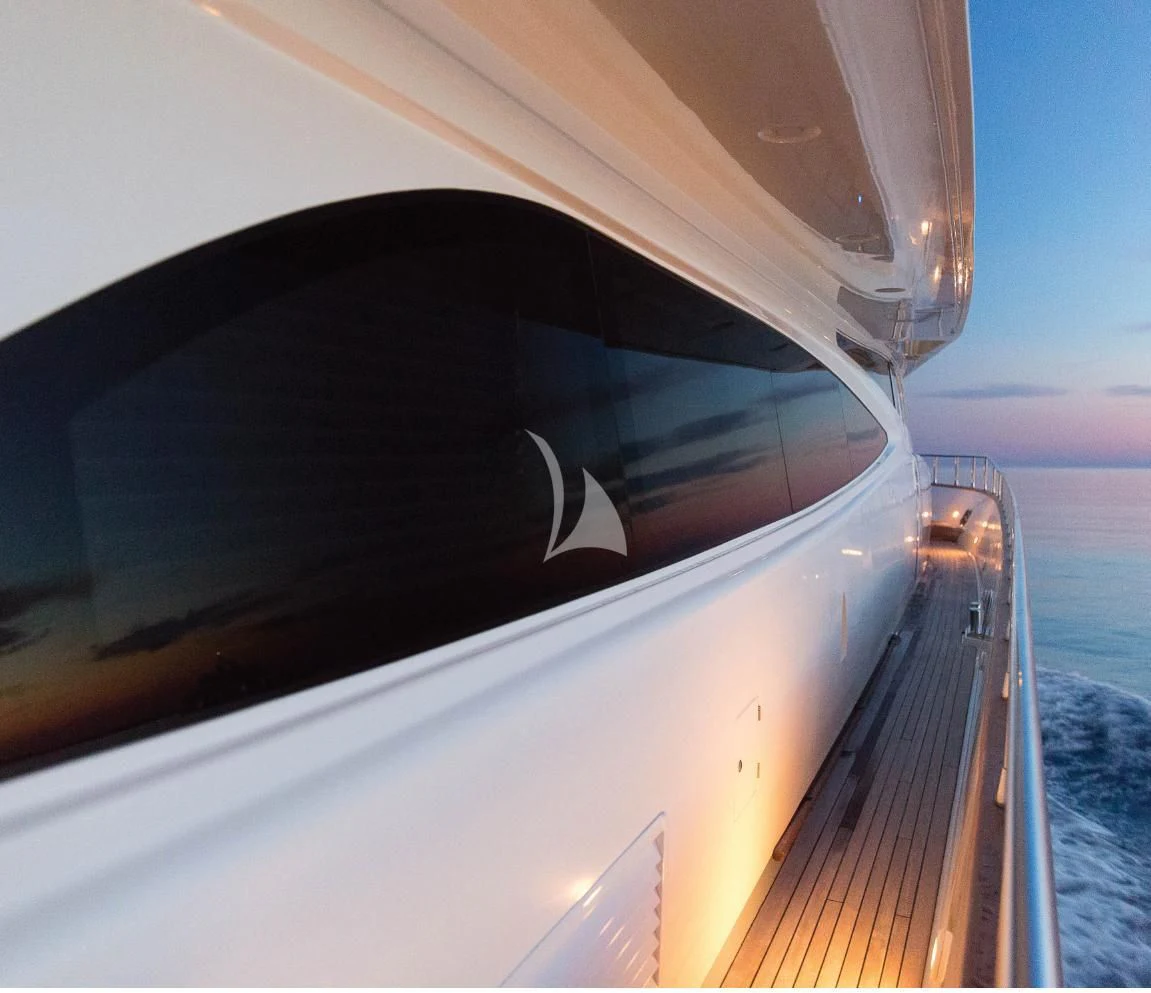 a car driving on a road aboard OCEAN DELTA 11 Yacht for Sale
