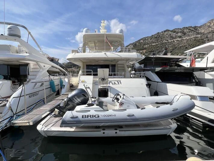 a group of boats docked aboard OCEAN DELTA 11 Yacht for Sale