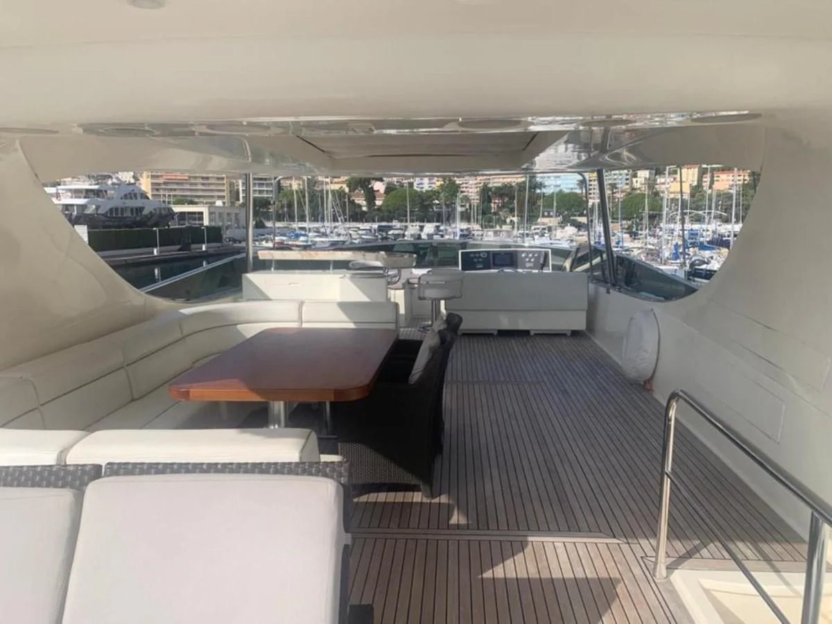 inside of a building aboard OCEAN DELTA 11 Yacht for Sale