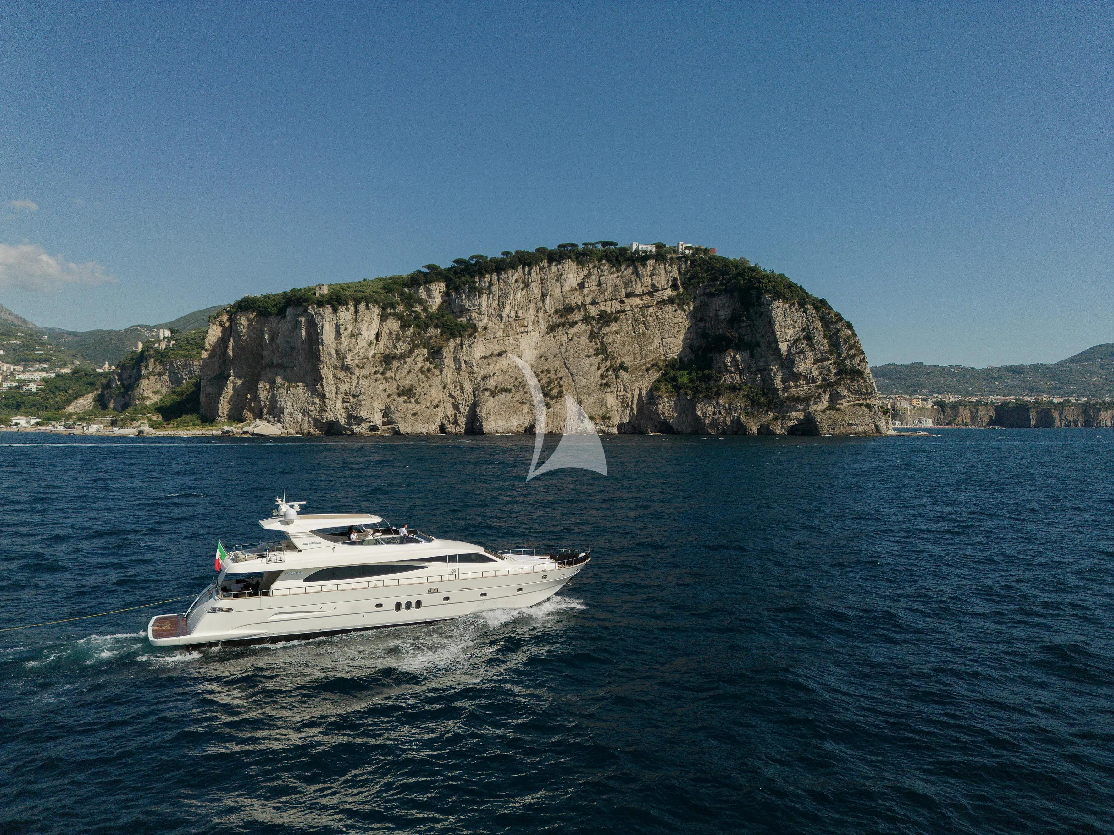 a boat sailing in the water aboard OCEAN DELTA 11 Yacht for Sale