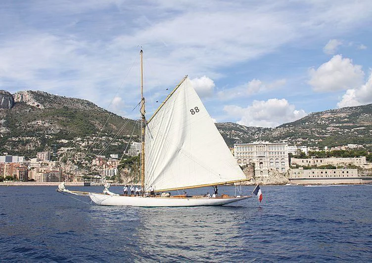 a sailboat on the water aboard MOONBEAM OF FIFE III Yacht for Sale