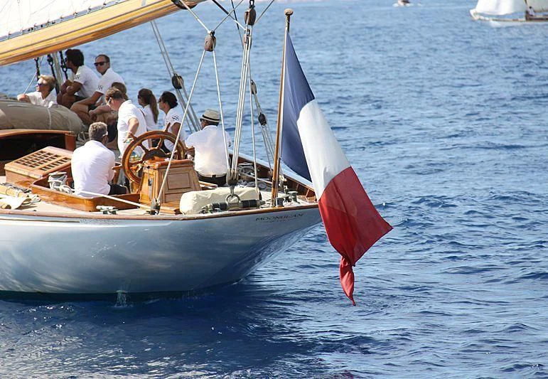 a group of people sailing on a boat aboard MOONBEAM OF FIFE III Yacht for Sale