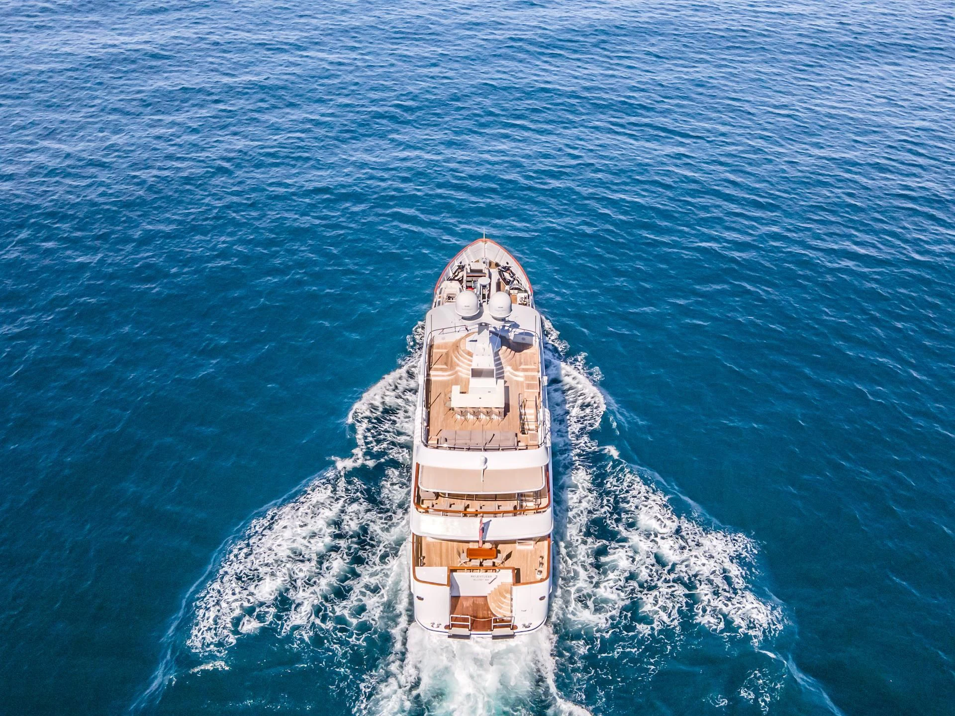 a space shuttle in the water aboard RELENTLESS Yacht for Sale