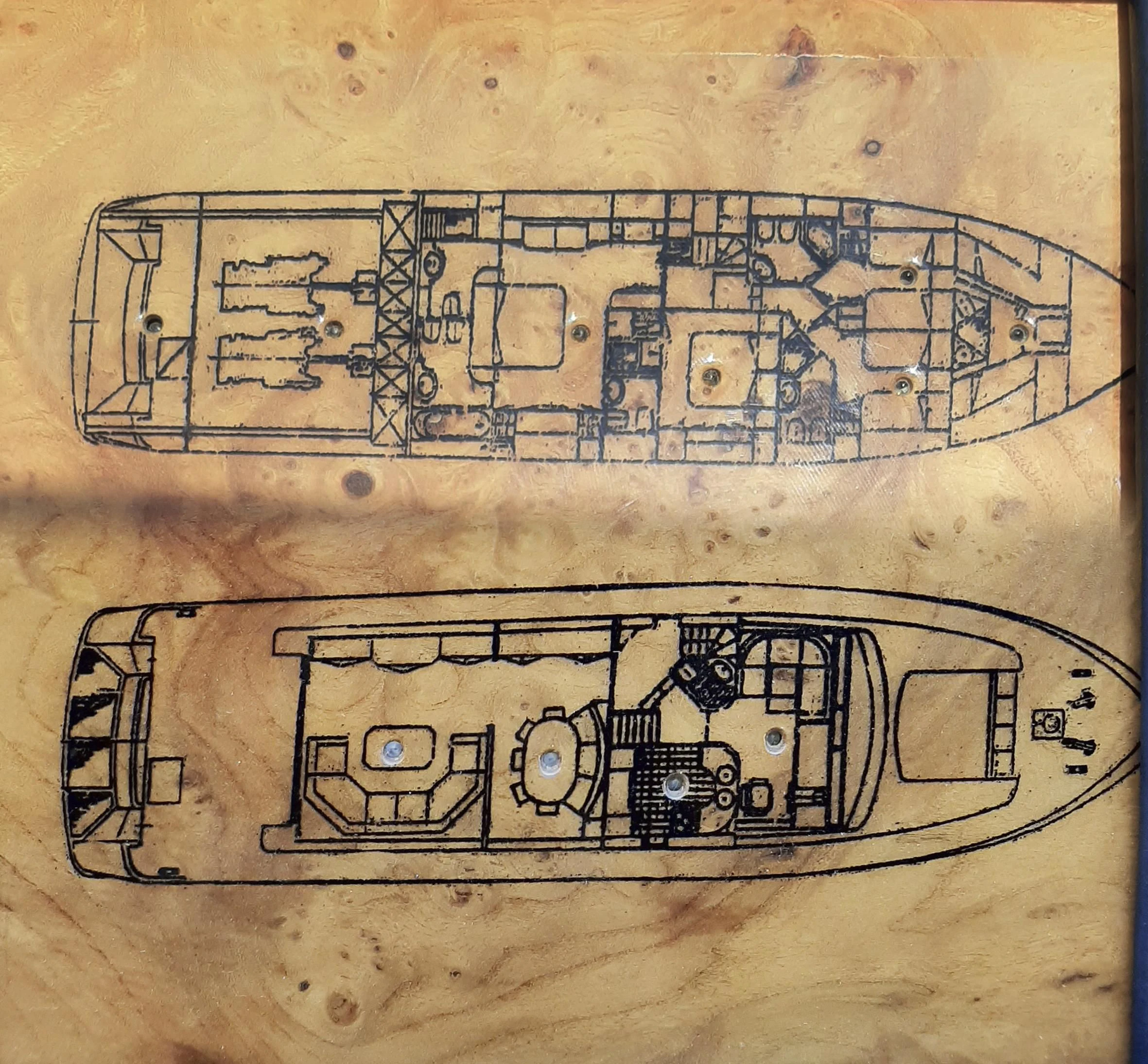 a close-up of a piece of paper aboard OLA Yacht for Charter