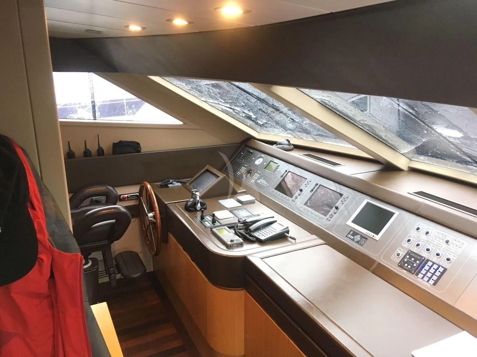 a model of a space ship aboard GOTA Yacht for Sale