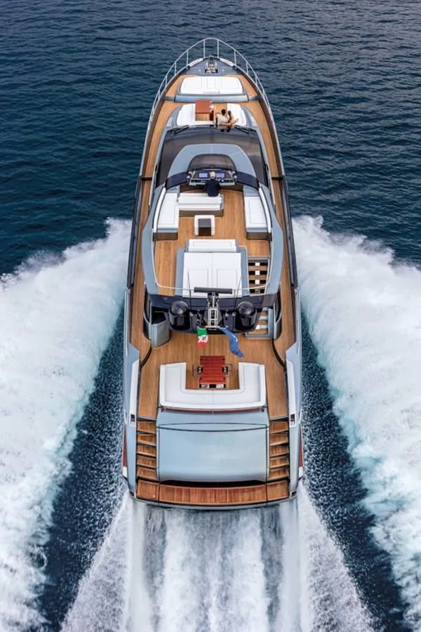 a boat on the water aboard RIVA FOLGORE 88/24 Yacht for Sale
