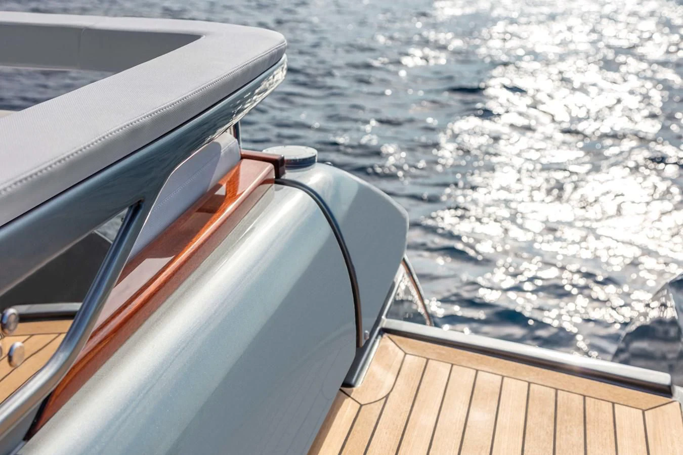 a boat on the water aboard RIVA FOLGORE 88/24 Yacht for Sale