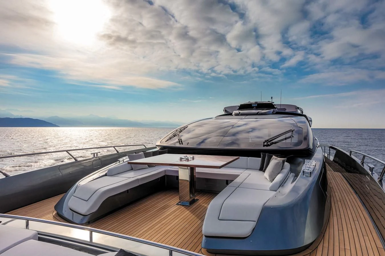 a boat on a boat aboard RIVA FOLGORE 88/24 Yacht for Sale