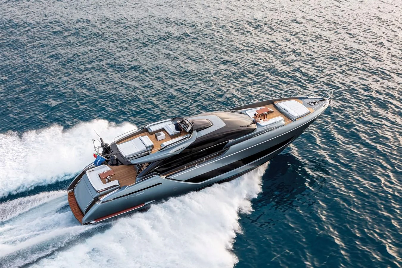 a boat in the water aboard RIVA FOLGORE 88/24 Yacht for Sale