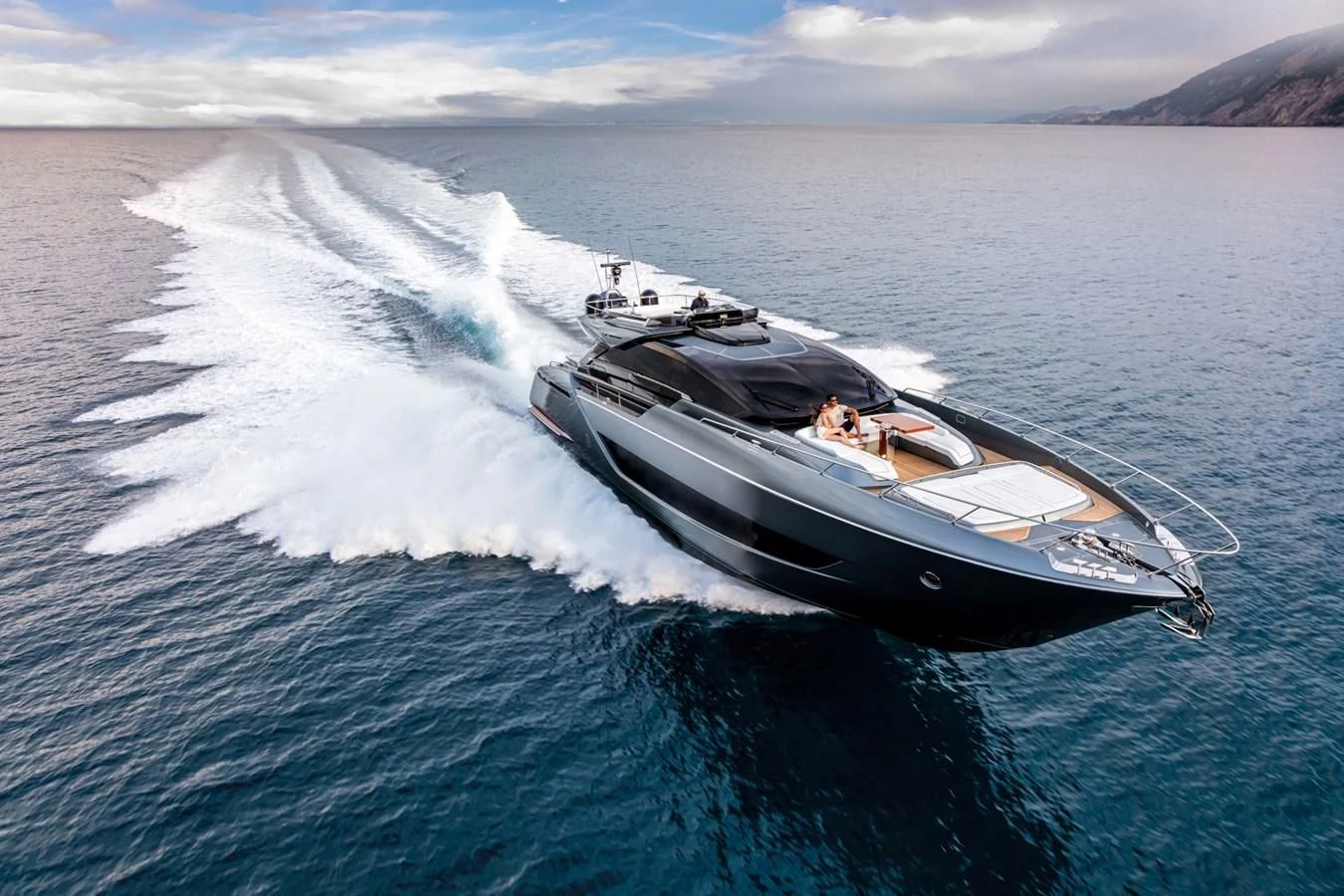 a boat on the water aboard RIVA FOLGORE 88/24 Yacht for Sale