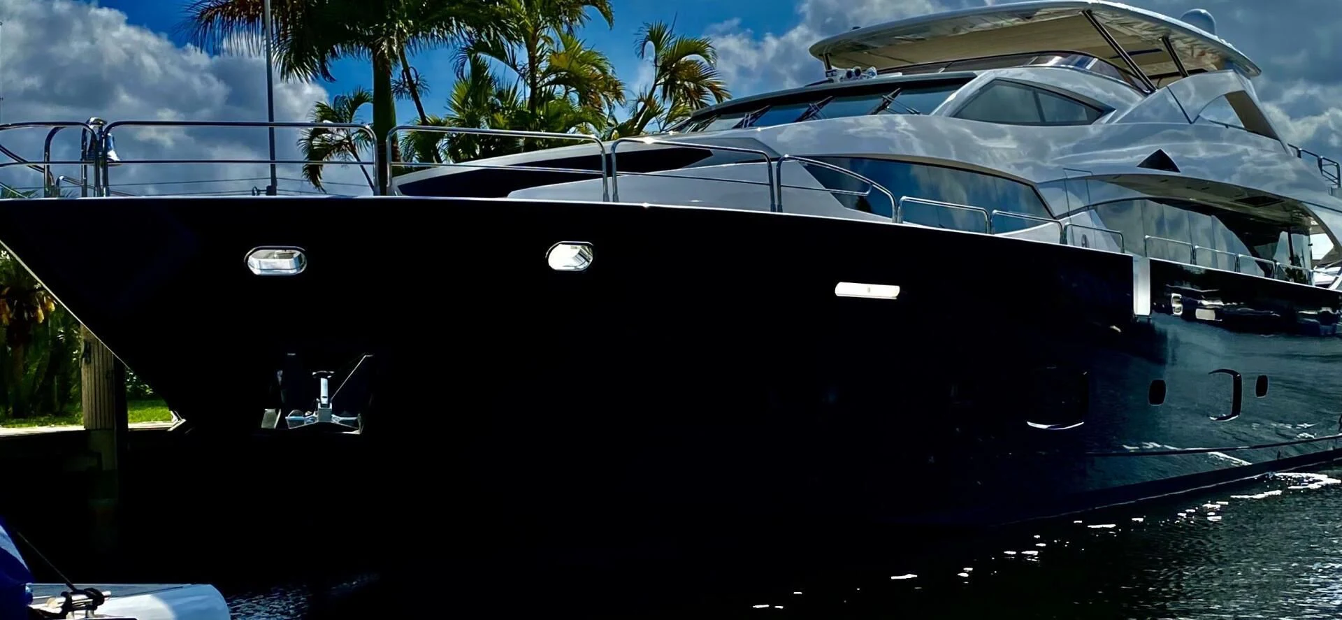a black car parked in a driveway aboard SEAHORSE Yacht for Sale