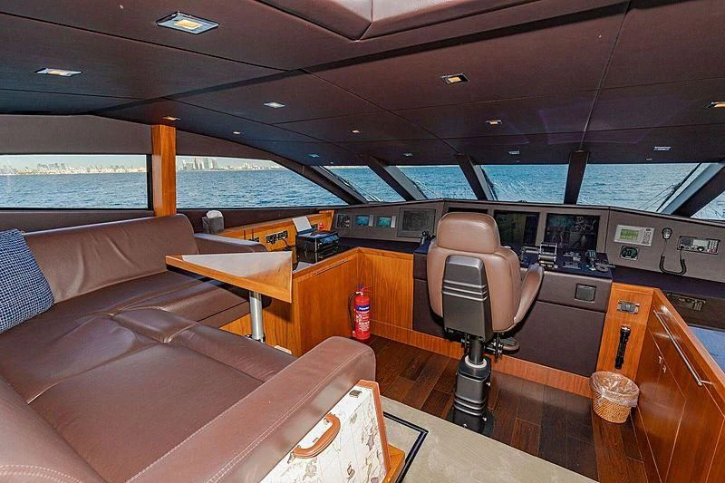 inside of a boat aboard SEAHORSE Yacht for Sale