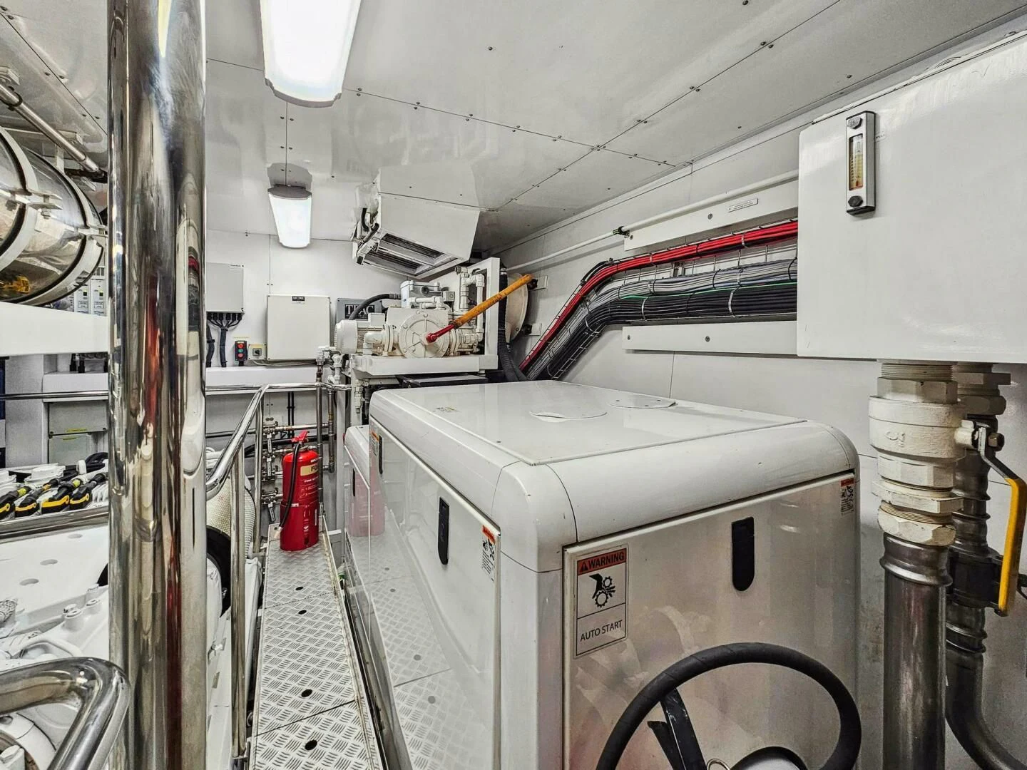 a large factory with machinery aboard SEAHORSE Yacht for Sale