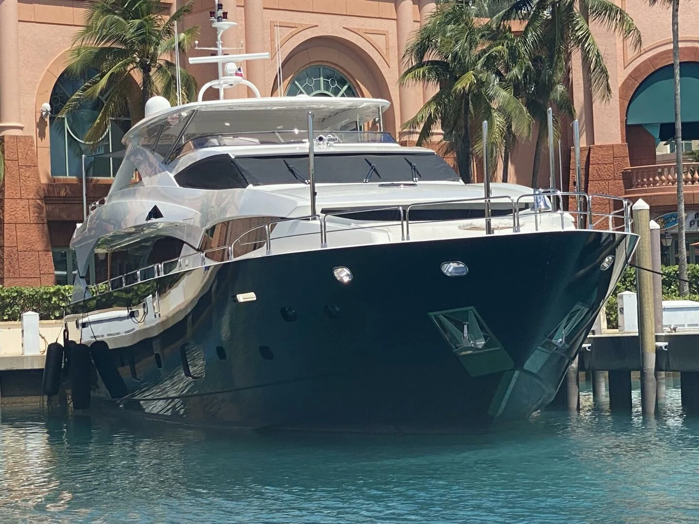 a boat in a pool aboard SEAHORSE Yacht for Sale