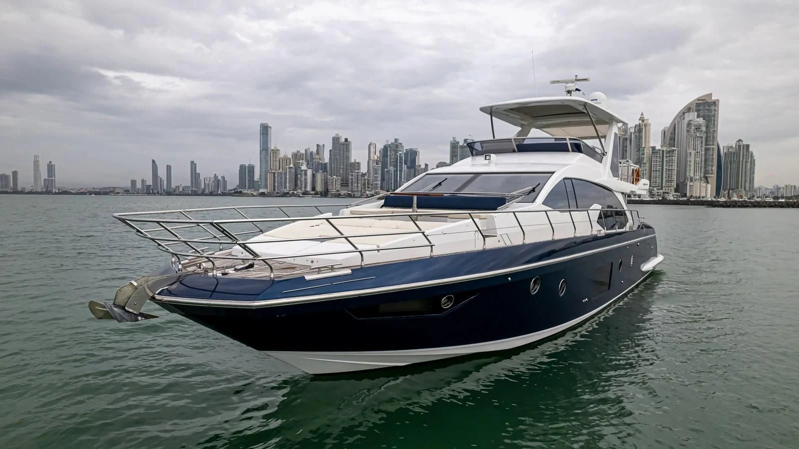 a boat in the water aboard PRIVE Yacht for Sale