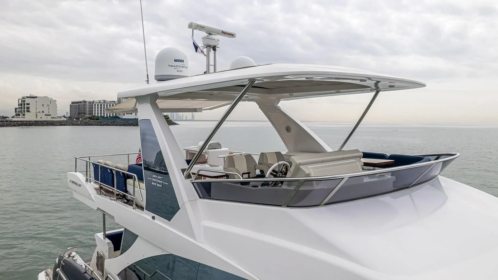 a boat on the water aboard PRIVE Yacht for Sale