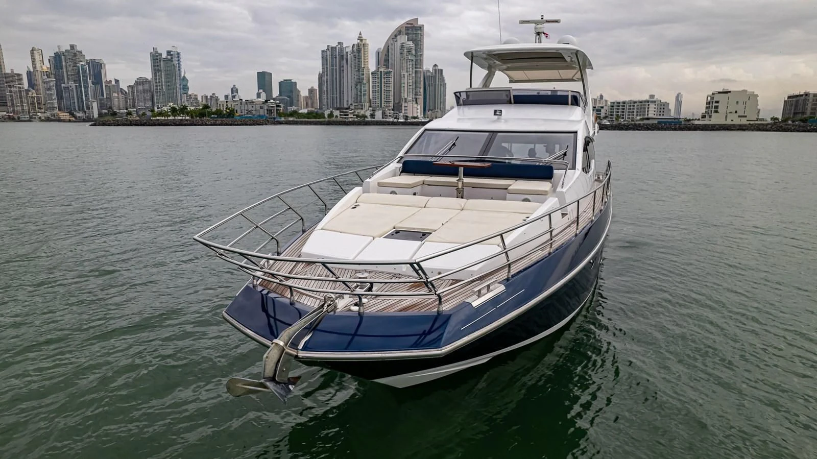 a boat in the water aboard PRIVE Yacht for Sale