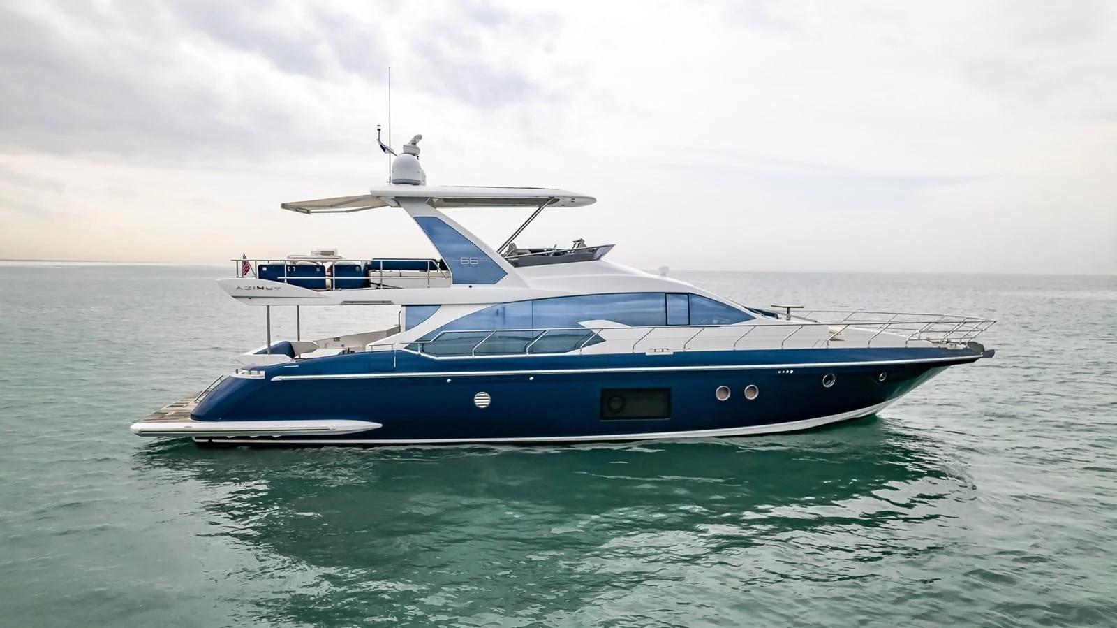 a boat in the water aboard PRIVE Yacht for Sale
