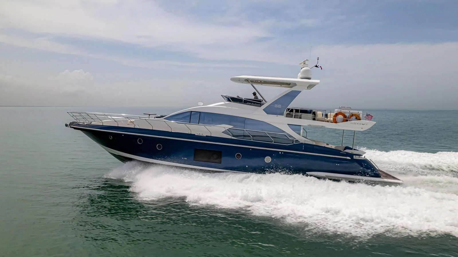 a boat in the water aboard PRIVE Yacht for Sale