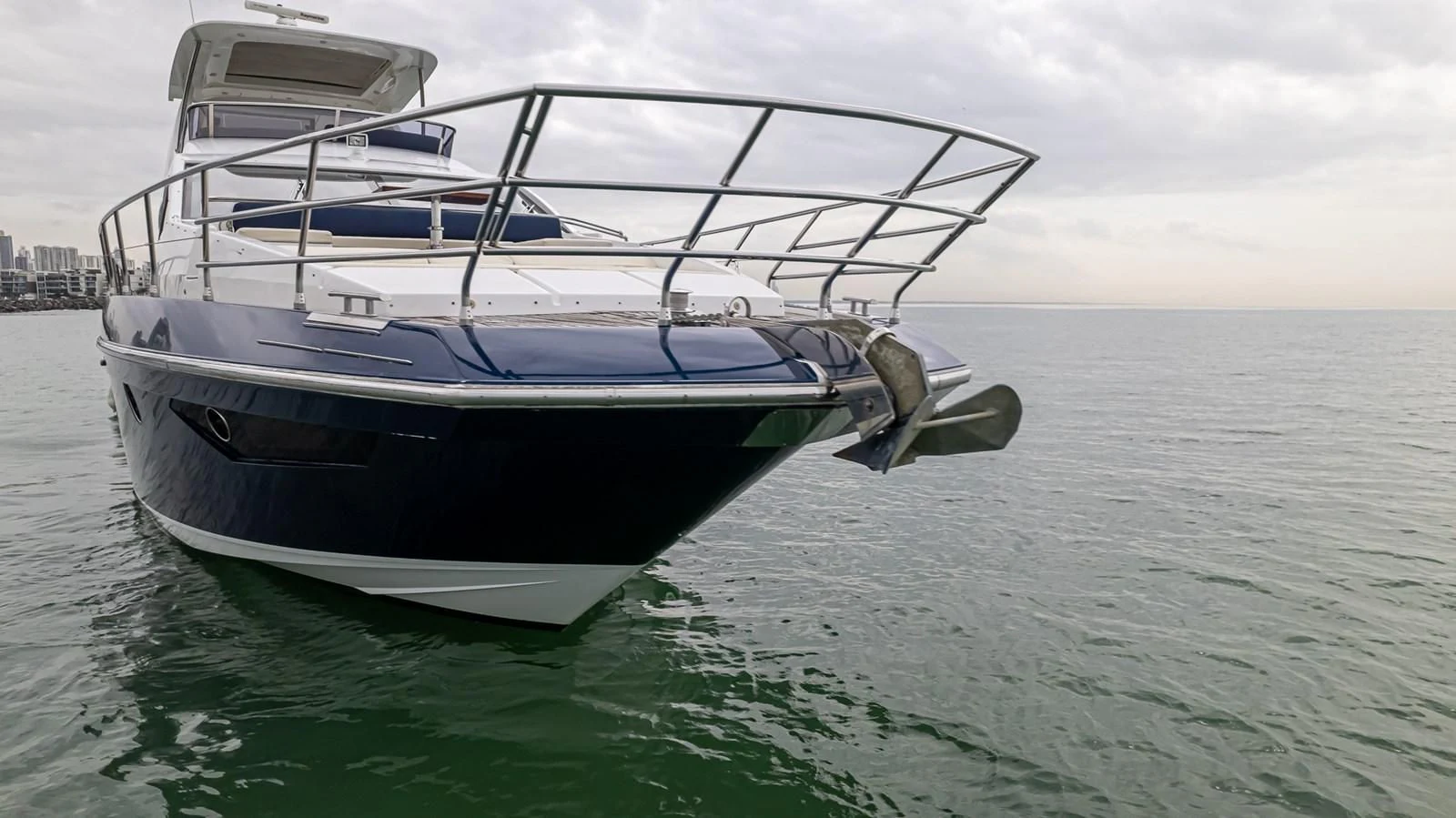 a boat in the water aboard PRIVE Yacht for Sale