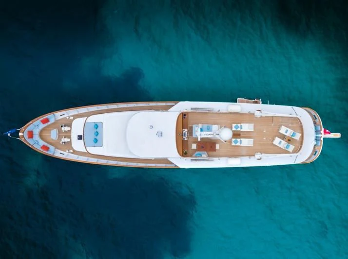 graphical user interface aboard VESPUCCI Yacht for Sale