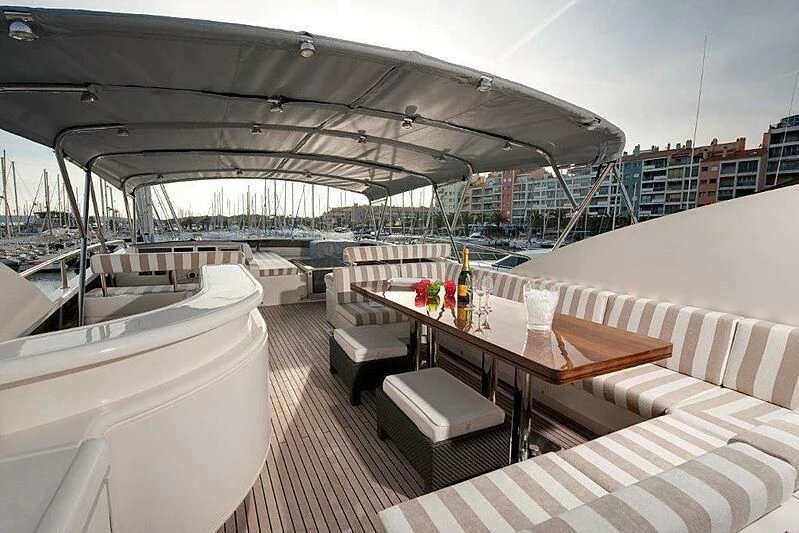 a boat on the water aboard SUN SHINE 1 Yacht for Sale