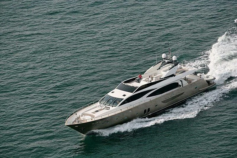 a boat on the water aboard SUN SHINE 1 Yacht for Sale