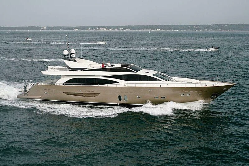 a boat on the water aboard SUN SHINE 1 Yacht for Sale