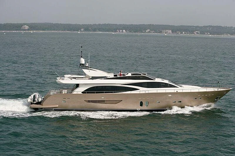 a boat on the water aboard SUN SHINE 1 Yacht for Sale