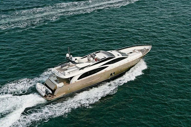 a boat in the water aboard SUN SHINE 1 Yacht for Sale