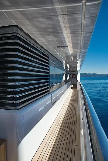 a boat on the water aboard TALEYA Yacht for Sale