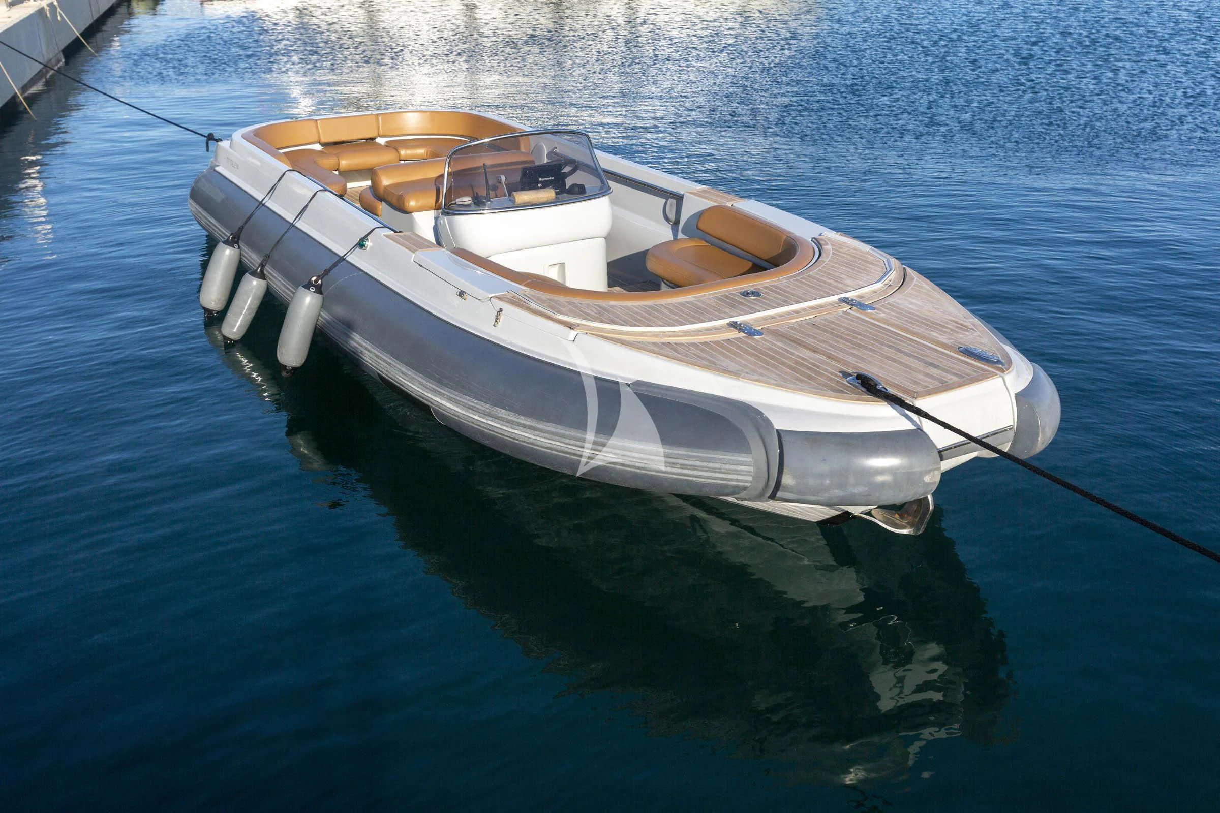 a boat on the water aboard TALEYA Yacht for Sale