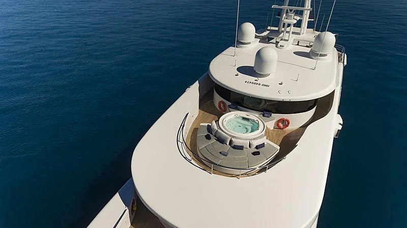 a boat on the water aboard TALEYA Yacht for Sale