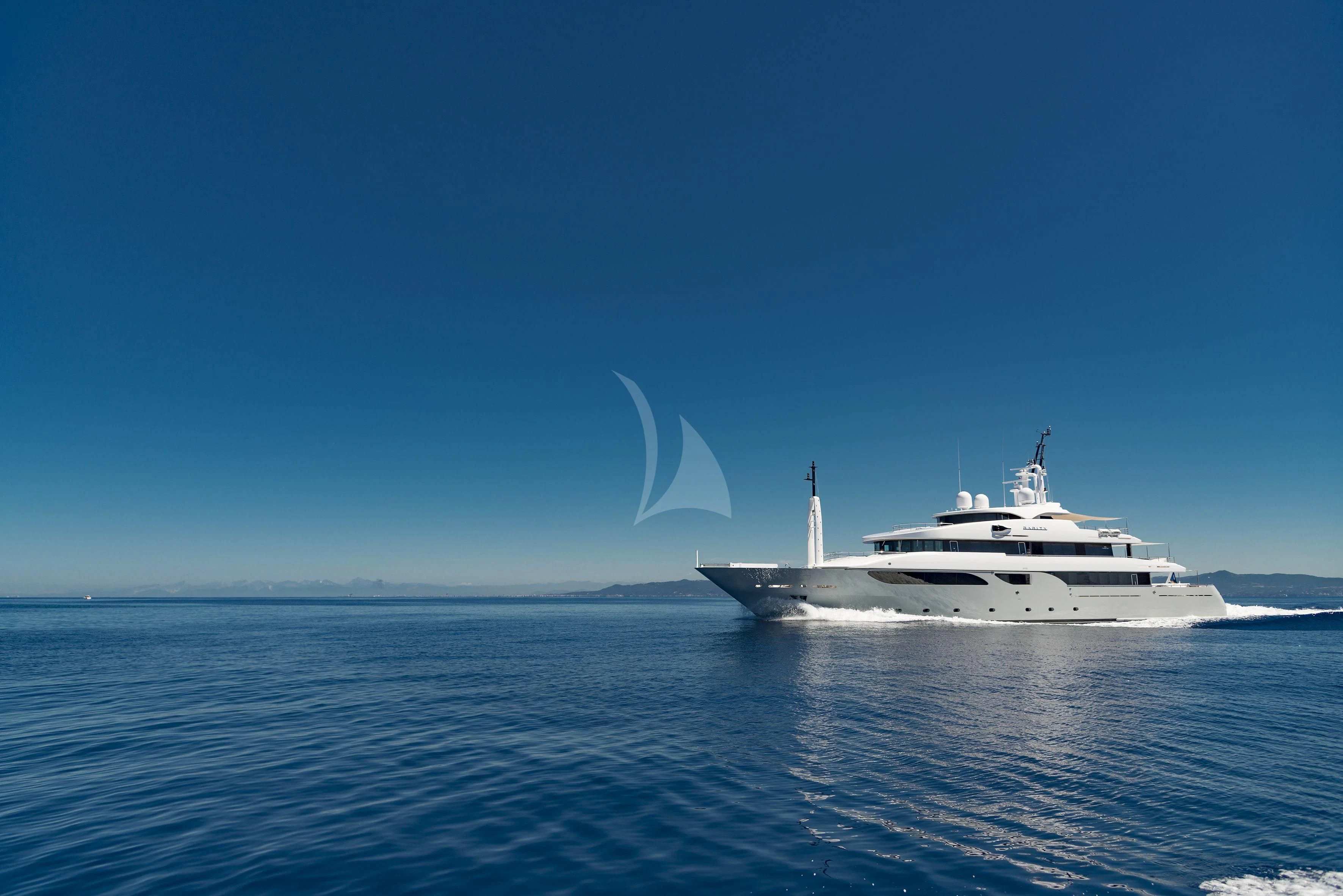 a boat in the water aboard TALEYA Yacht for Sale
