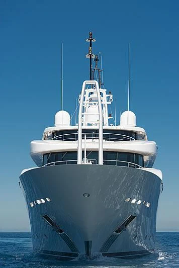 a large boat in the water aboard TALEYA Yacht for Sale