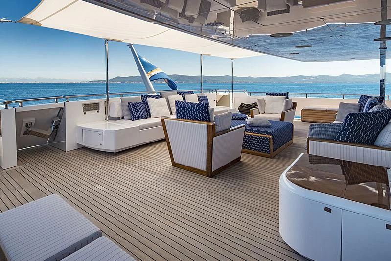 engineering drawing aboard TALEYA Yacht for Sale