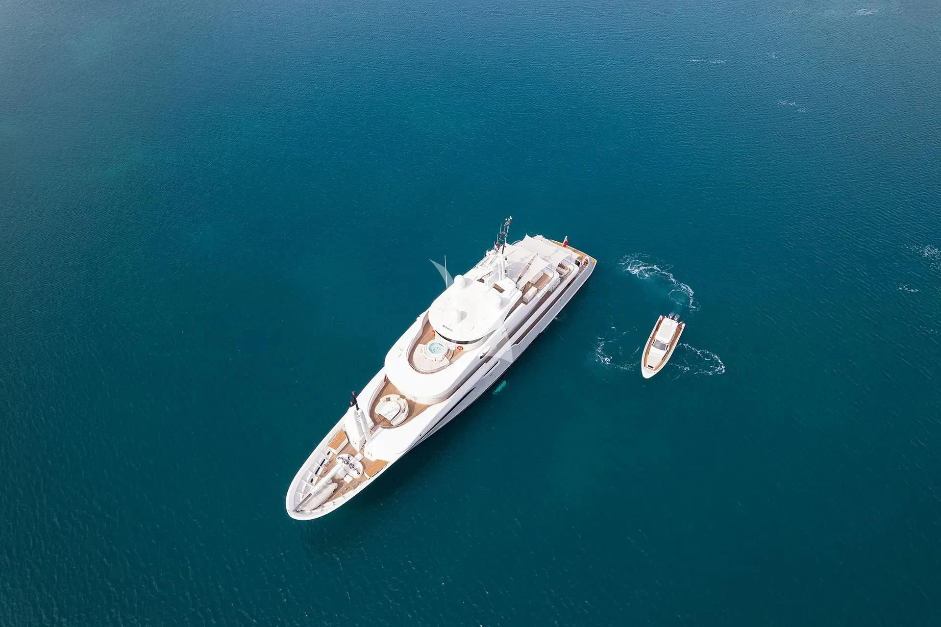 a couple of boats in the water aboard TALEYA Yacht for Sale