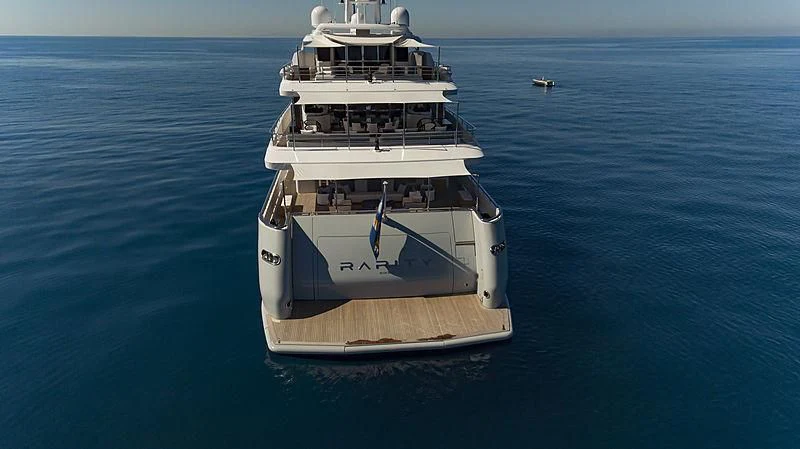 a boat in the water aboard TALEYA Yacht for Sale