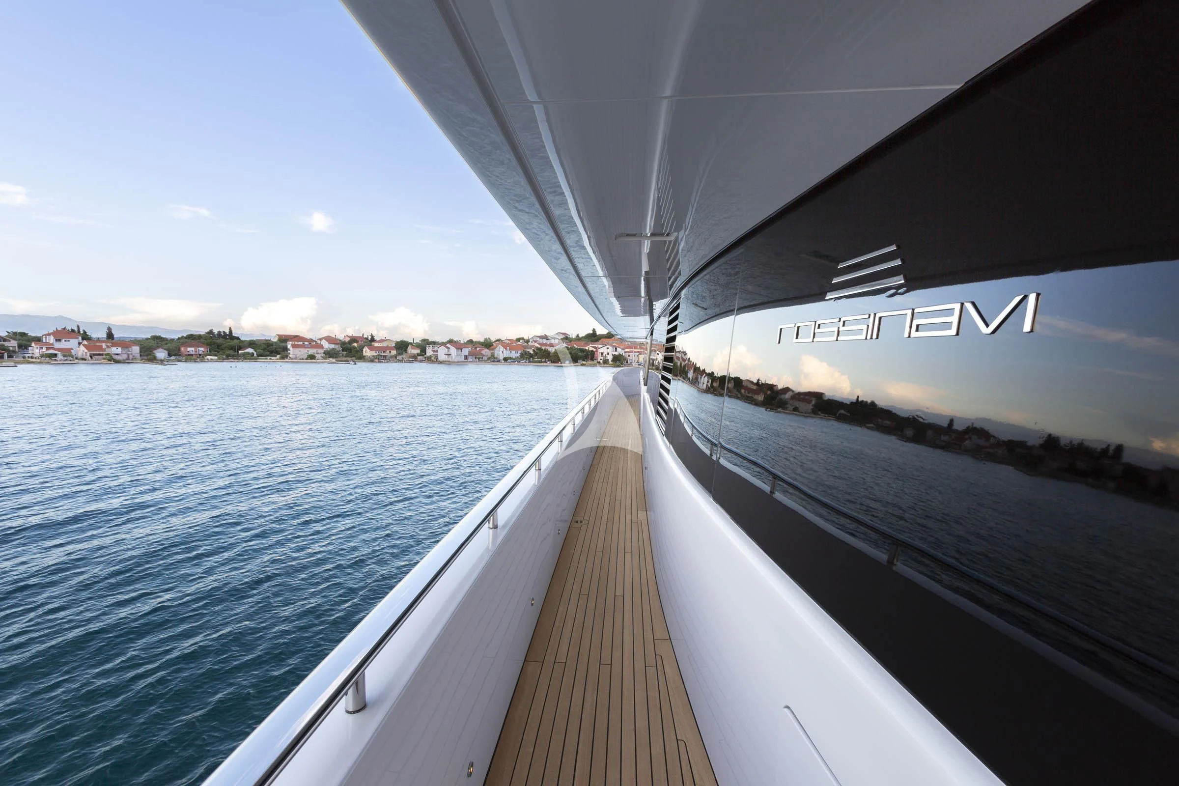 a boat on the water aboard TALEYA Yacht for Sale