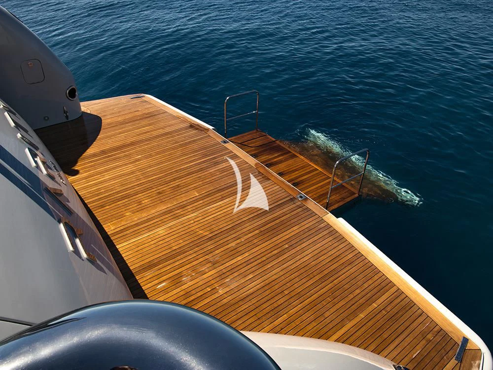 a boat on the water aboard TALEYA Yacht for Sale