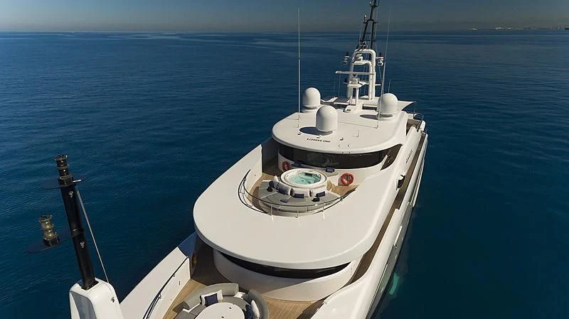 a boat on the water aboard TALEYA Yacht for Sale